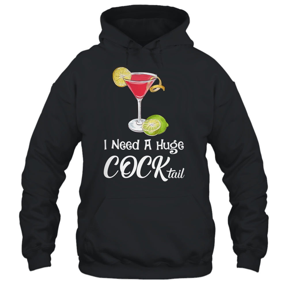 I Need A Huge Cocktail Alcohol Lover Adult Humor Water Bottle by NAO