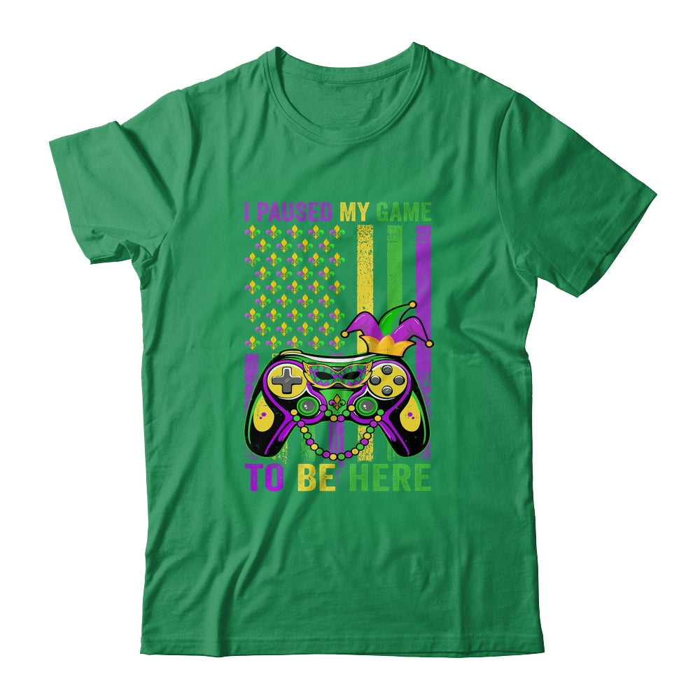 I Paused My Game To Be Here Video Game Beads Mardi Gras Shirt & Hoodie | siriusteestore