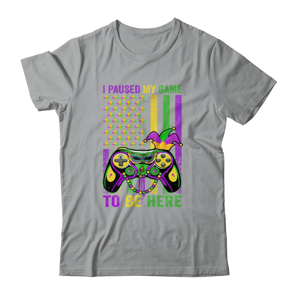 I Paused My Game To Be Here Video Game Beads Mardi Gras Shirt & Hoodie | siriusteestore