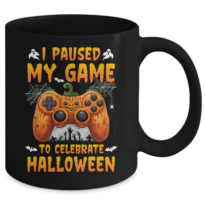 I Paused My Game To Celebrate Halloween Video Gamer Mug | siriusteestore