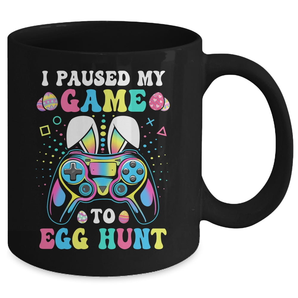 I Paused My Game To Egg Hunt Easter Funny Gamer Boys Girls Mug | siriusteestore
