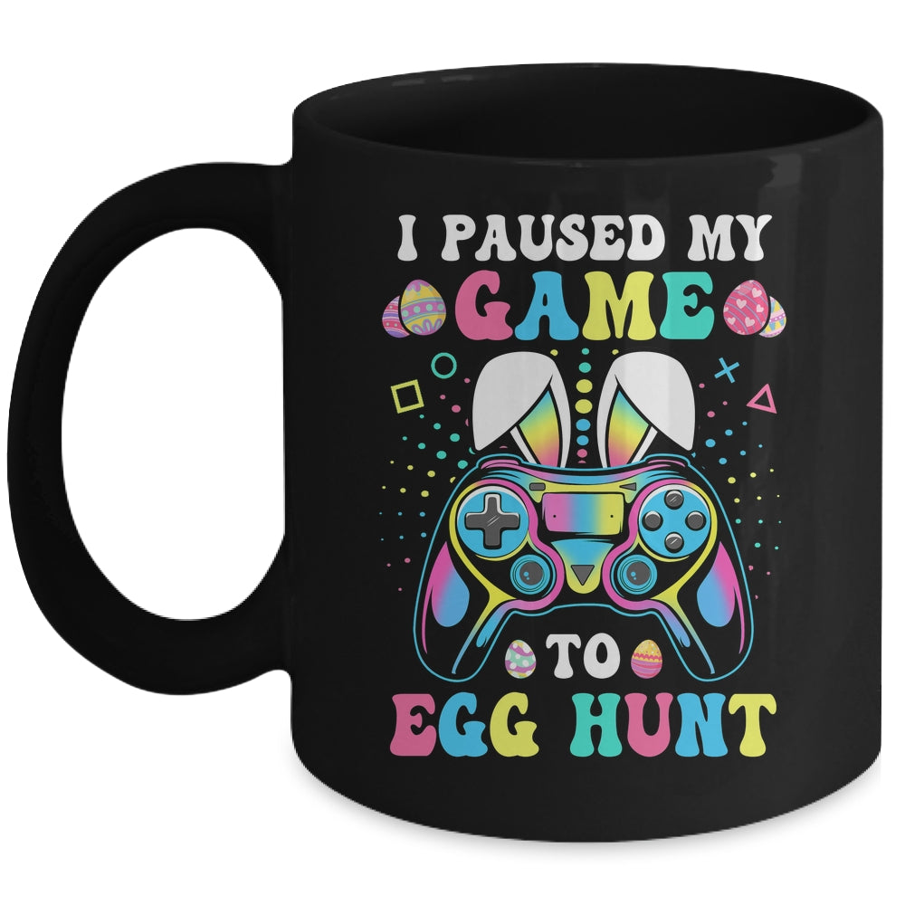 I Paused My Game To Egg Hunt Easter Funny Gamer Boys Girls Mug | siriusteestore