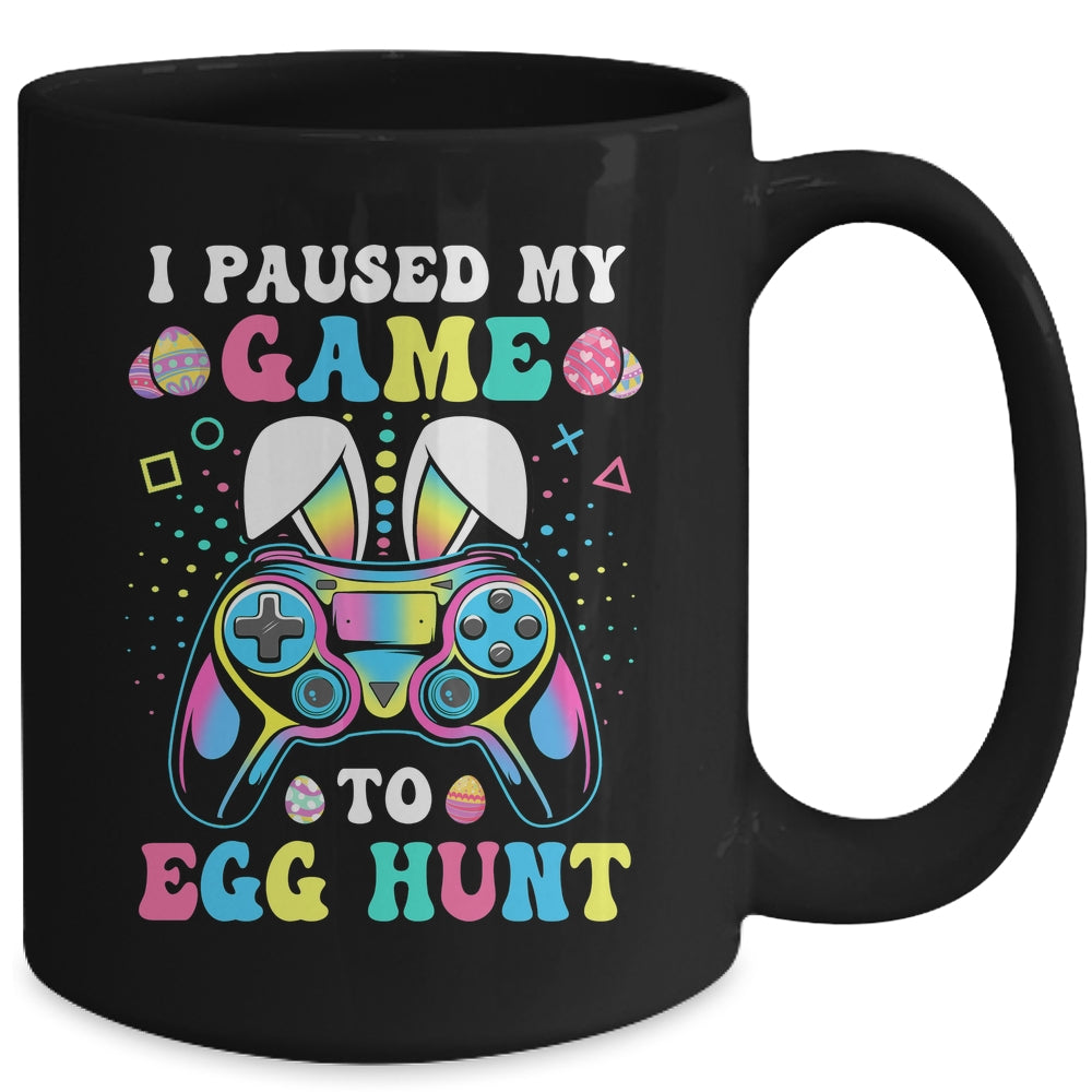 I Paused My Game To Egg Hunt Easter Funny Gamer Boys Girls Mug | siriusteestore