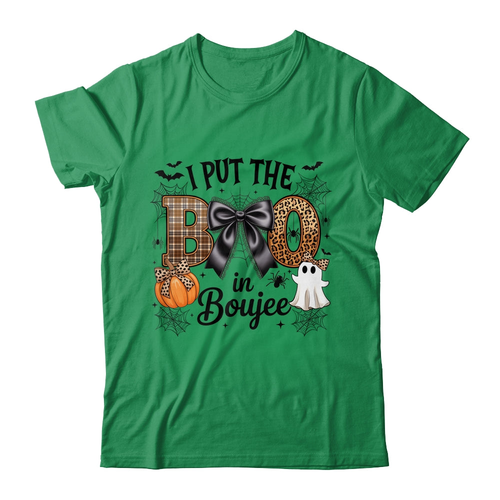 I Put The Boo In Boujee Coquette Halloween Spooky Season Shirt & Sweatshirt | siriusteestore