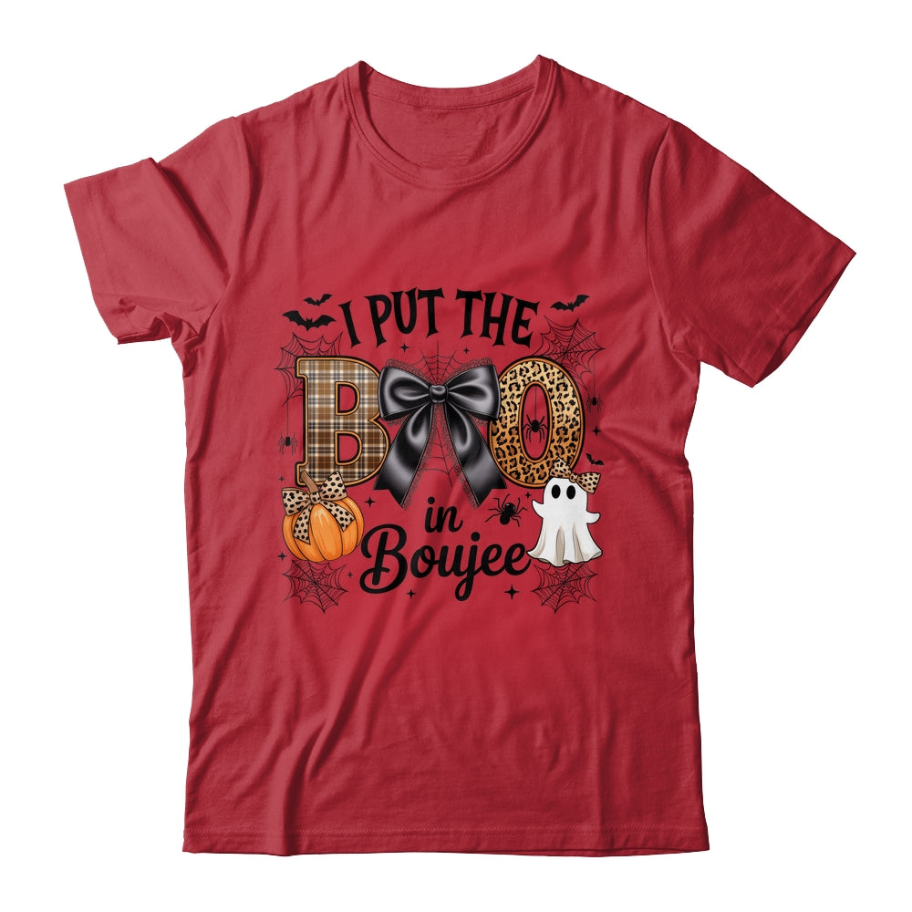I Put The Boo In Boujee Coquette Halloween Spooky Season Shirt & Sweatshirt | siriusteestore