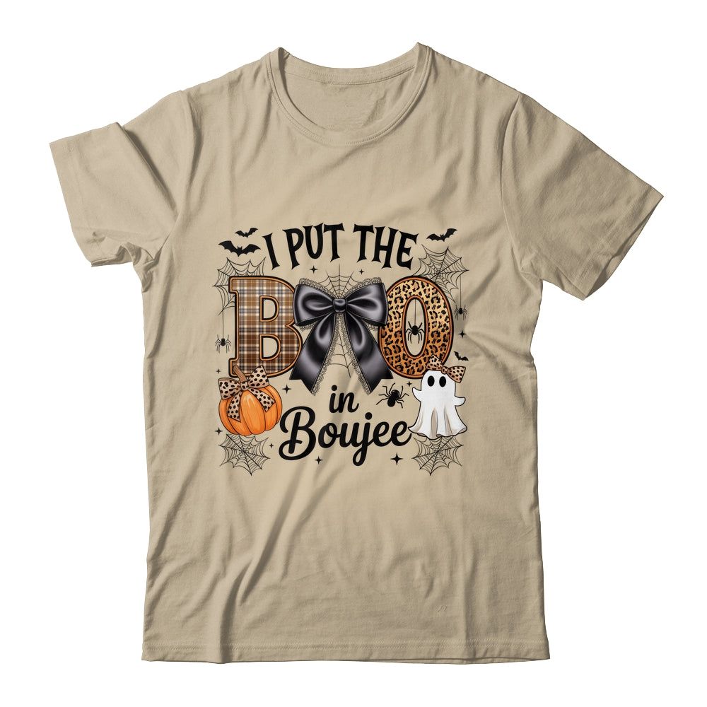 I Put The Boo In Boujee Coquette Halloween Spooky Season Shirt & Sweatshirt | siriusteestore