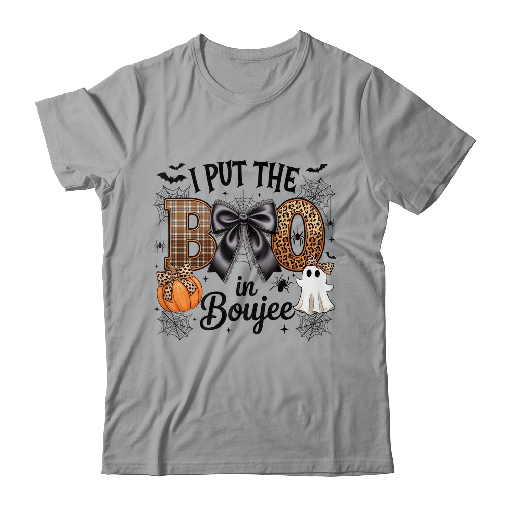 I Put The Boo In Boujee Coquette Halloween Spooky Season Shirt & Sweatshirt | siriusteestore