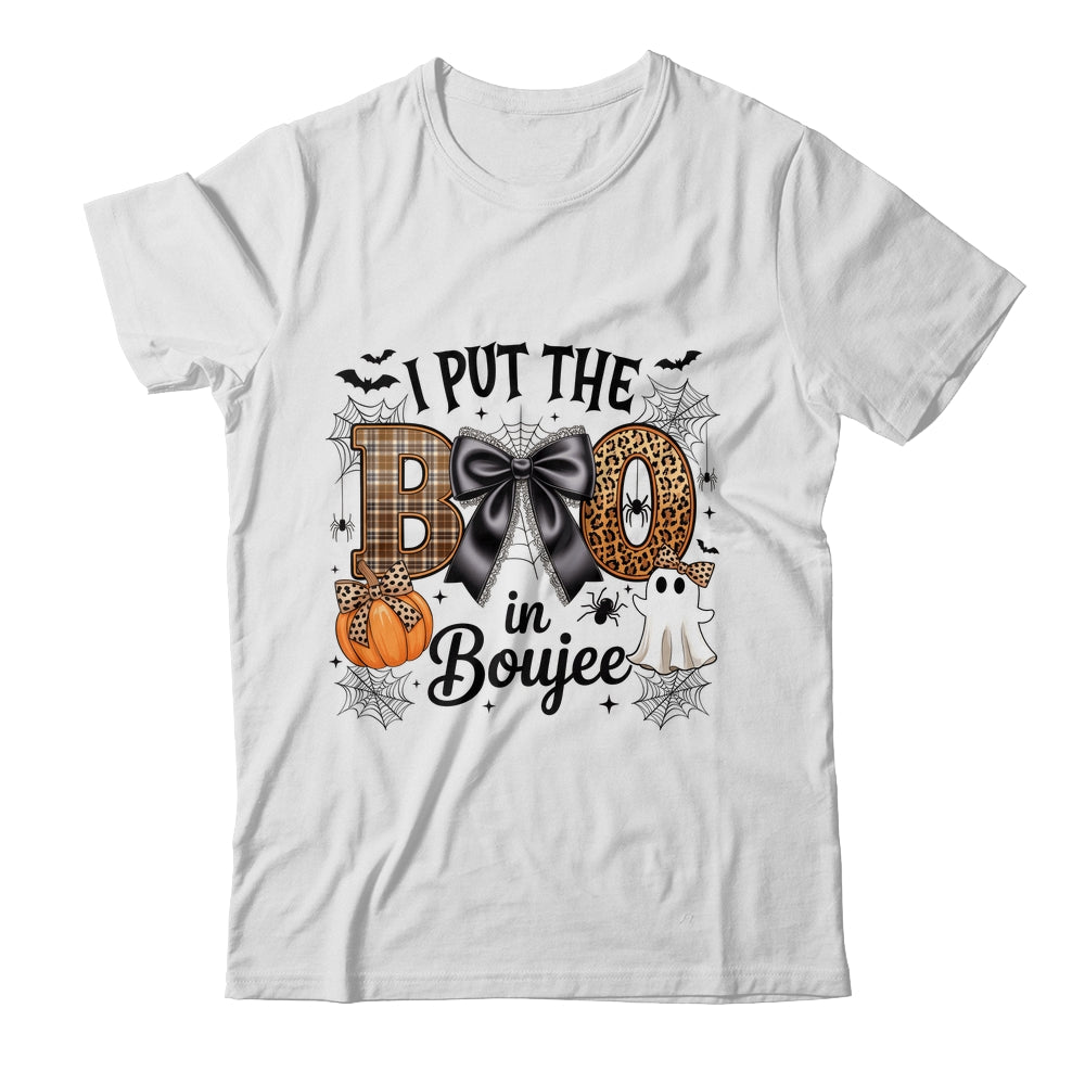 I Put The Boo In Boujee Coquette Halloween Spooky Season Shirt & Sweatshirt | siriusteestore