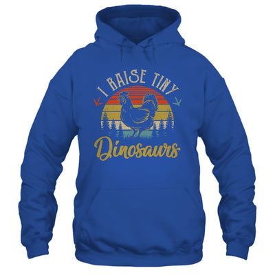 I Raise Tiny Dinosaurs Vintage Retro 70s Chicken Retro Shirt & Tank Top | siriusteestore
