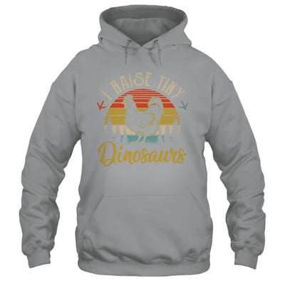 I Raise Tiny Dinosaurs Vintage Retro 70s Chicken Retro Shirt & Tank Top | siriusteestore