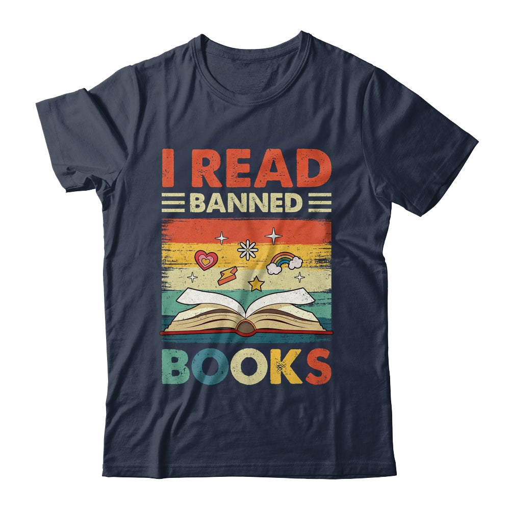 I Read Banned Books Week Librarian Freedom Reader Nerd Shirt & Tank Top | siriusteestore