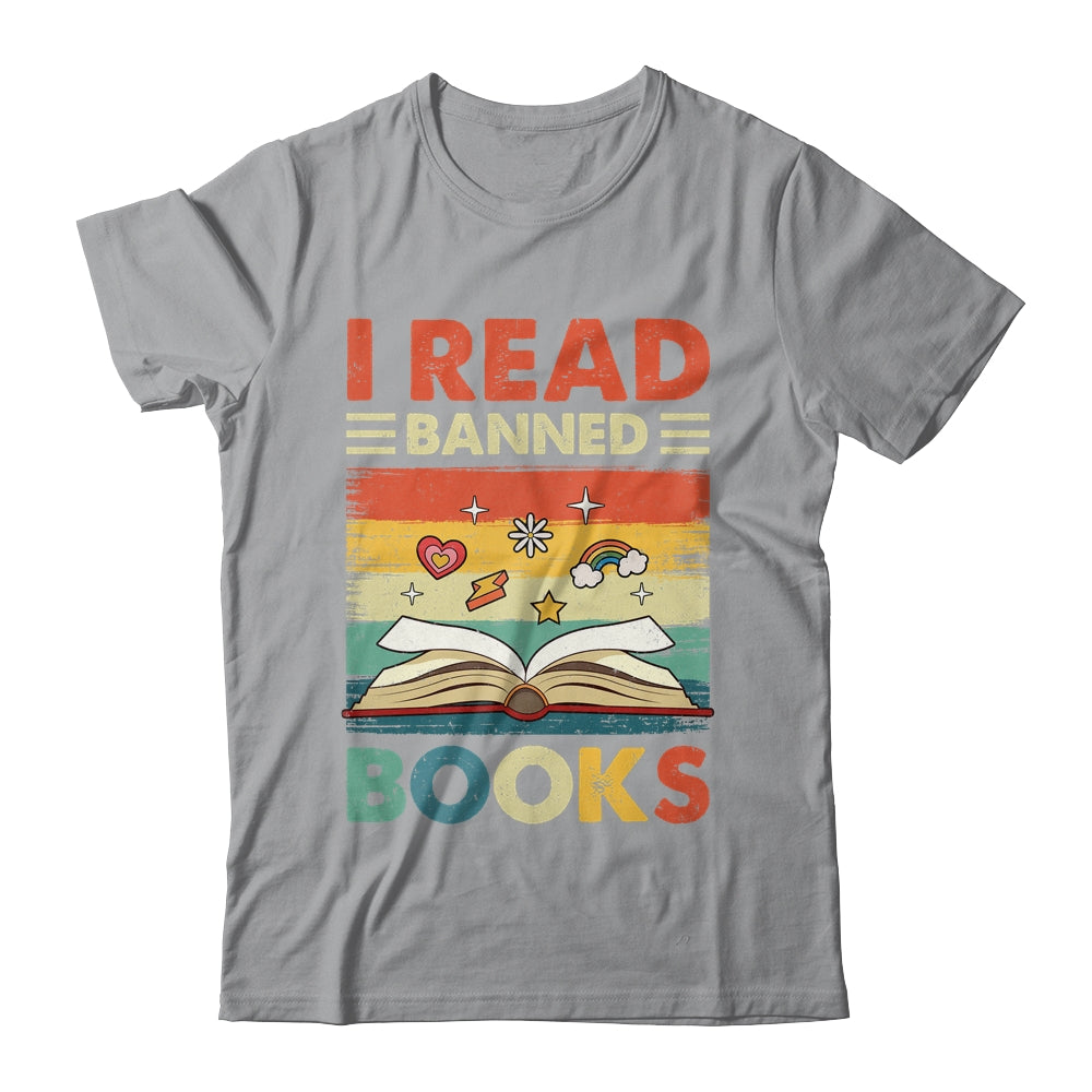 I Read Banned Books Week Librarian Freedom Reader Nerd Shirt & Tank Top | siriusteestore