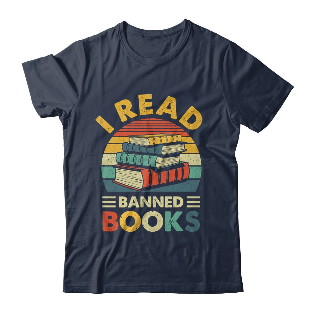 I Read Banned Books Week Librarian Freedom Reader Nerd Men Shirt & Tank Top | siriusteestore