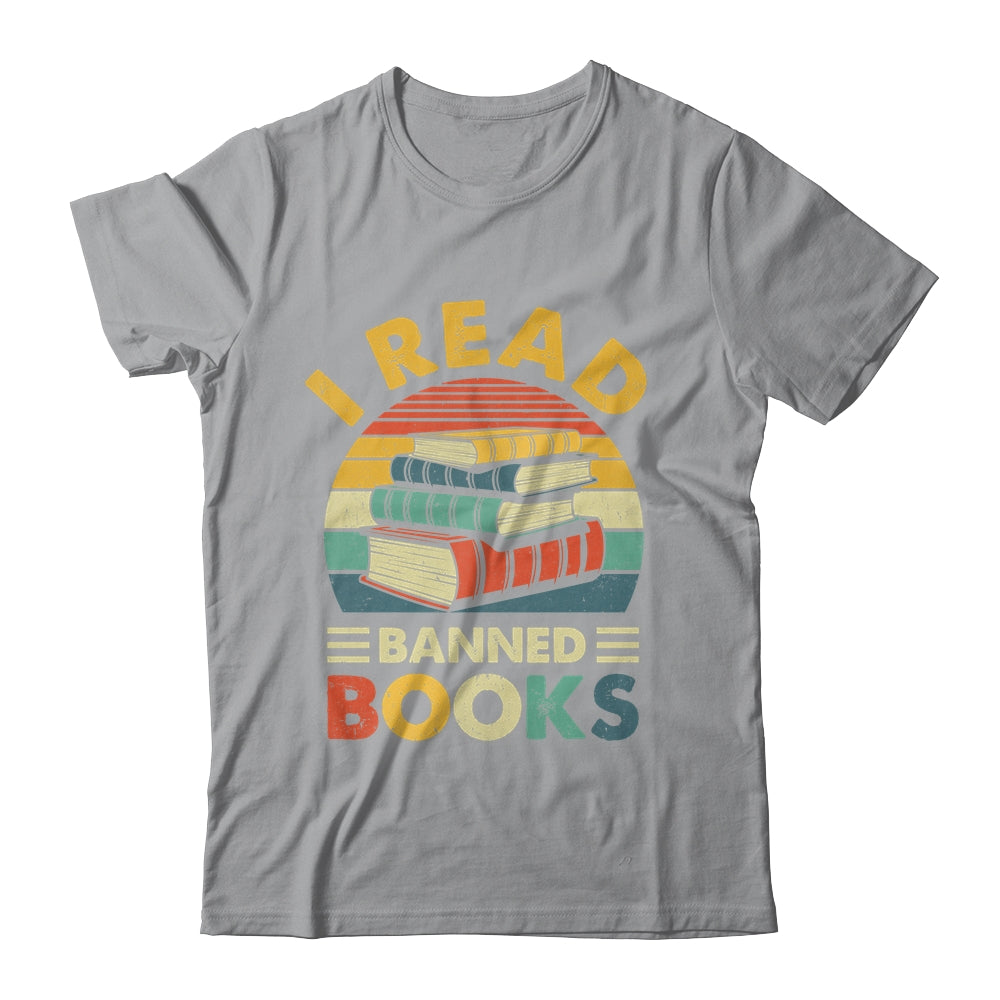I Read Banned Books Week Librarian Freedom Reader Nerd Men Shirt & Tank Top | siriusteestore
