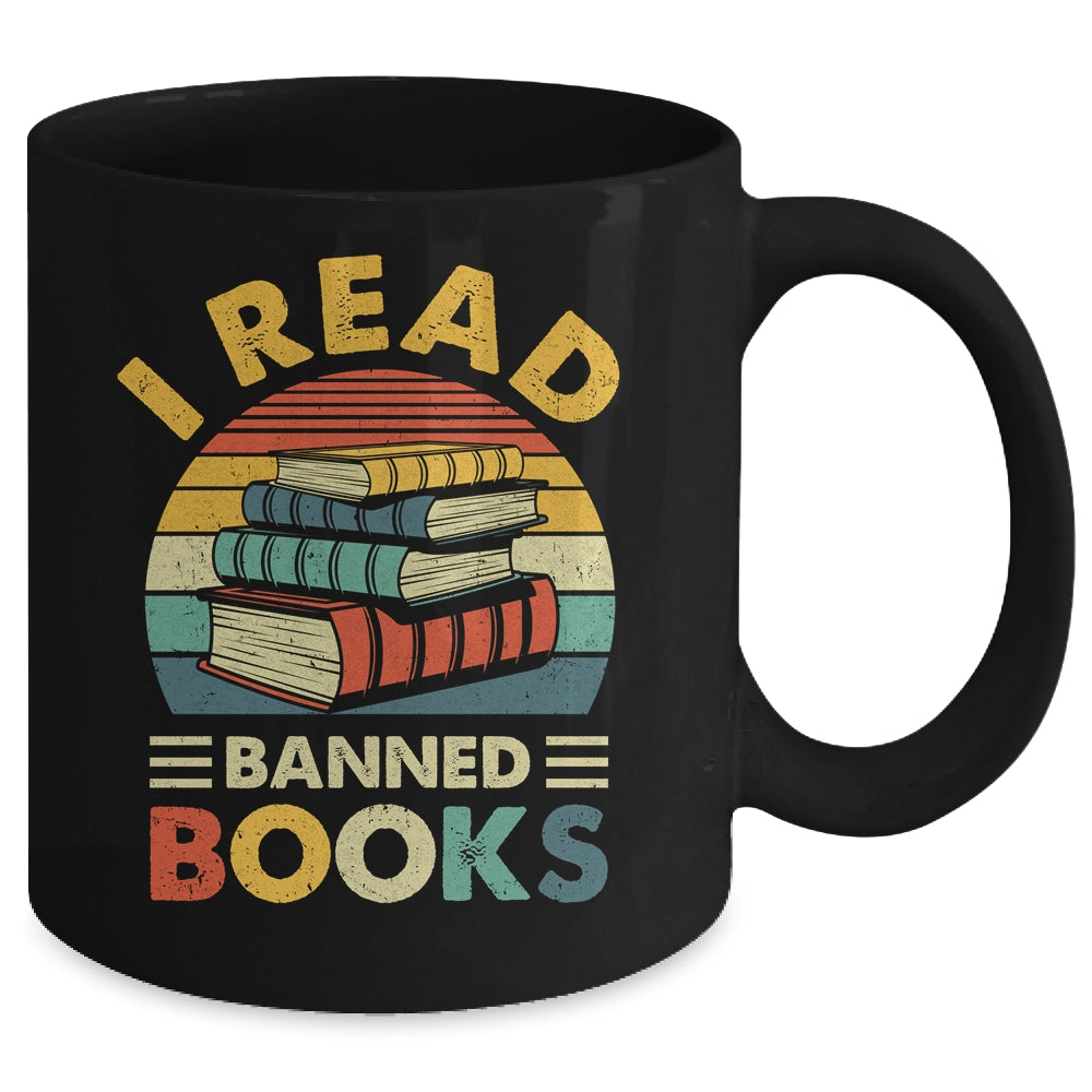 I Read Banned Books Week Librarian Freedom Reader Nerd Men Mug | siriusteestore