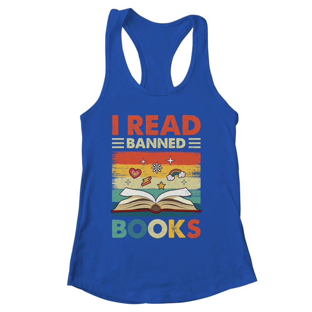 I Read Banned Books Week Librarian Freedom Reader Nerd Shirt & Tank Top | siriusteestore