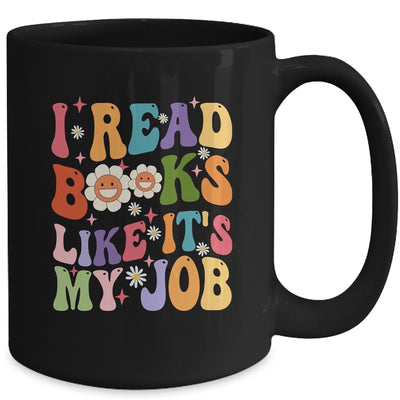 I Read Books Like It's My Job School Librarian Books Lover Mug | siriusteestore