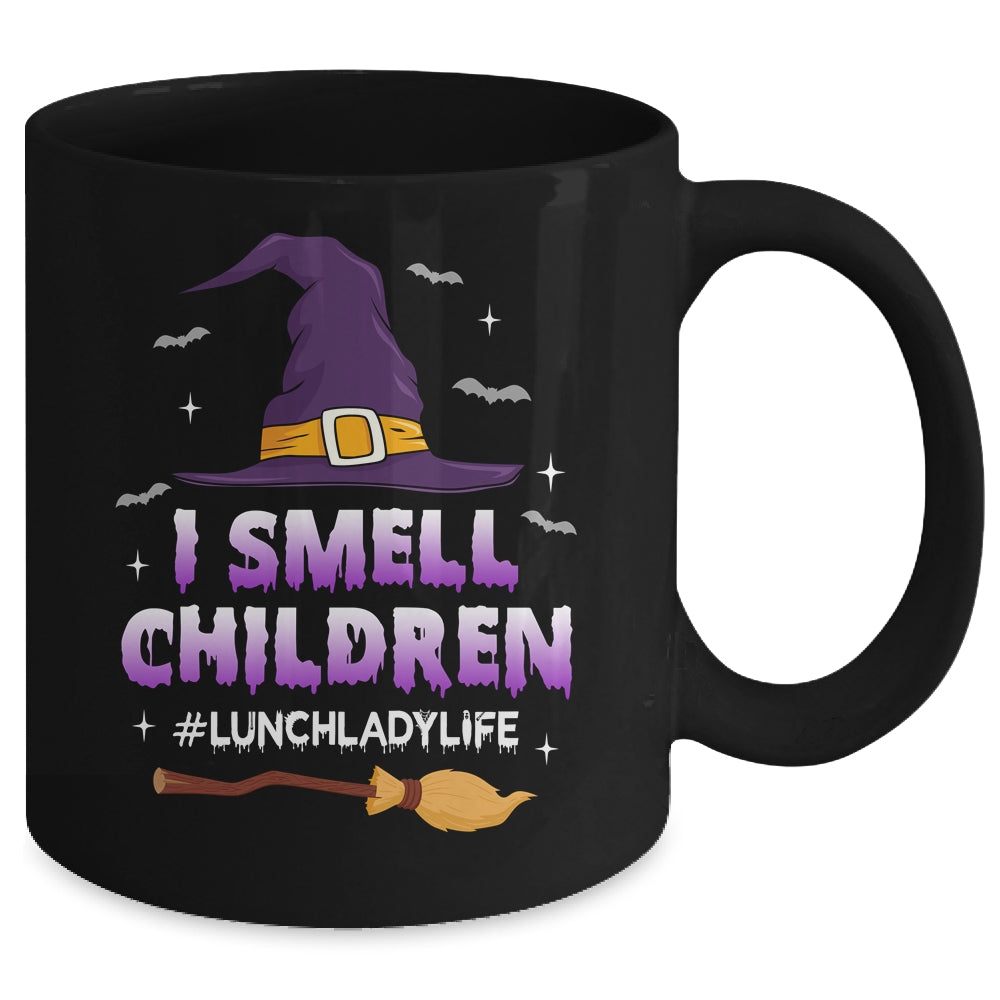 I Smell Children Lunch Lady Funny Halloween For Lunch Lady Mug | siriusteestore