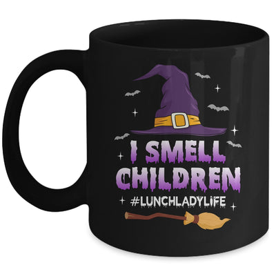 I Smell Children Lunch Lady Funny Halloween For Lunch Lady Mug | siriusteestore