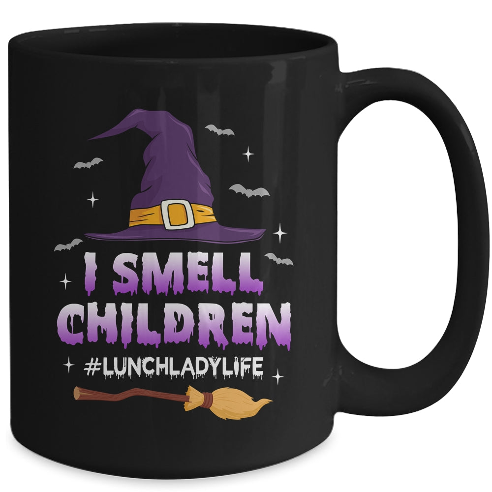 I Smell Children Lunch Lady Funny Halloween For Lunch Lady Mug | siriusteestore