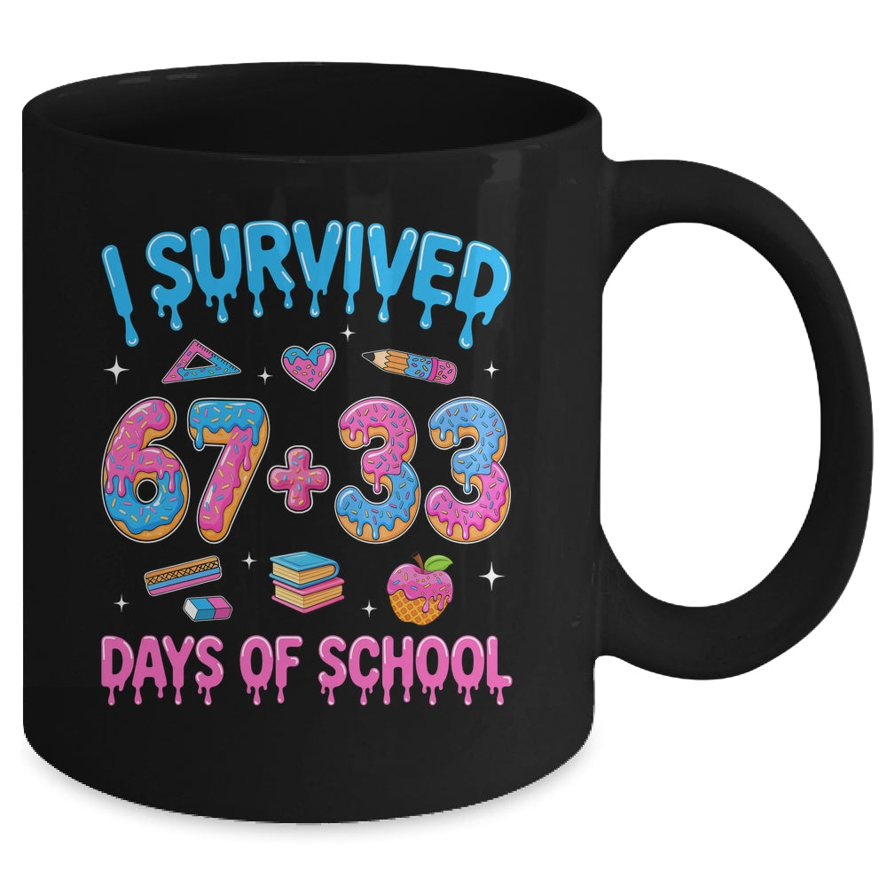 I Survived 100 Days Of School I Survived 67 Days 6 7 Meme Mug | siriusteestore