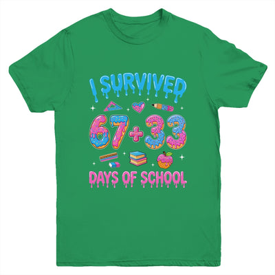 I Survived 100 Days Of School I Survived 67 Days 6 7 Meme Youth Shirt | siriusteestore
