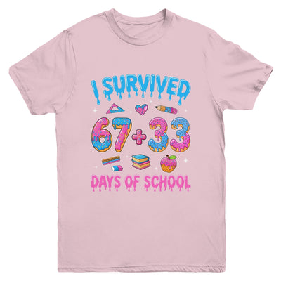 I Survived 100 Days Of School I Survived 67 Days 6 7 Meme Youth Shirt | siriusteestore