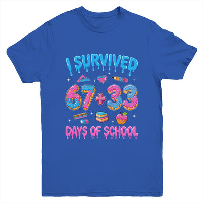 I Survived 100 Days Of School I Survived 67 Days 6 7 Meme Youth Shirt | siriusteestore