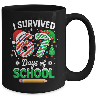 I Survived 67 Days Of School Christmas Teachers Students Mug | siriusteestore
