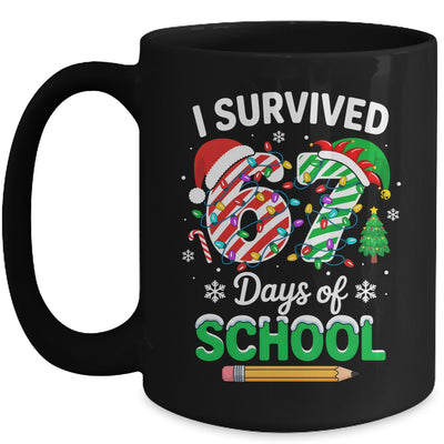 I Survived 67 Days Of School Christmas Teachers Students Mug | siriusteestore