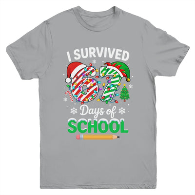 I Survived 67 Days Of School Christmas Teachers Students Youth Shirt | siriusteestore