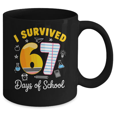 I Survived 67 Days Of School Funny Meme Teacher Student Mug | siriusteestore