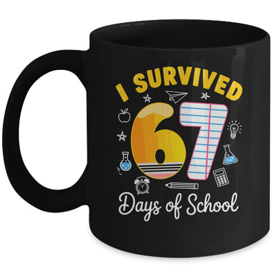 I Survived 67 Days Of School Funny Meme Teacher Student Mug | siriusteestore