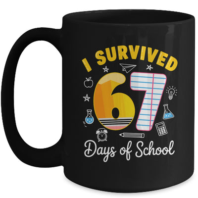 I Survived 67 Days Of School Funny Meme Teacher Student Mug | siriusteestore