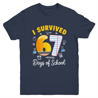 I Survived 67 Days Of School Funny Meme Teacher Student Youth Shirt | siriusteestore