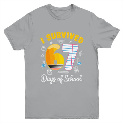 I Survived 67 Days Of School Funny Meme Teacher Student Youth Shirt | siriusteestore