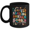 I Survived Reading Banned Books Book Lover Bookaholic Groovy Mug | siriusteestore