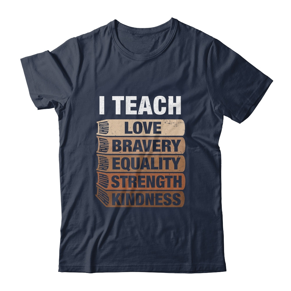 I Teach Black History Month Melanin Afro African Teachers Shirt & Tank Top | siriusteestore