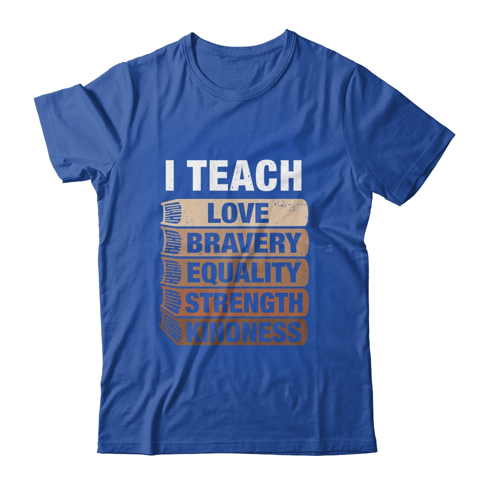 I Teach Black History Month Melanin Afro African Teachers Shirt & Tank Top | siriusteestore