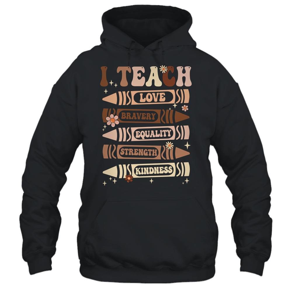I Teach Black History Teacher Celebrate Black History Month Shirt & Hoodie | siriusteestore