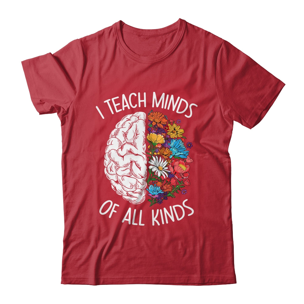 I Teach Minds Of All Kinds Special Education Teacher Shirt & Hoodie | siriusteestore