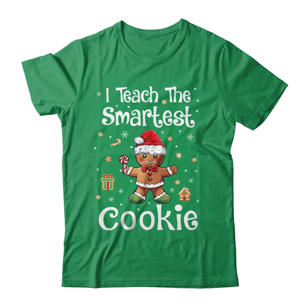 I Teach The Smartest Cookies Christmas Gingerbread Santa Hat Shirt & Sweatshirt | siriusteestore