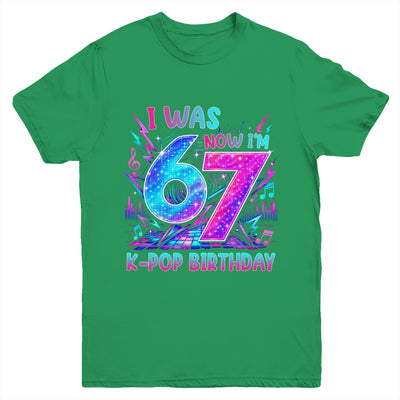 I Was 6 Now I'M 7 Kpop Birthday Girl Gifts For Kids Girls Youth Shirt | siriusteestore