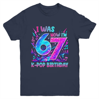 I Was 6 Now I'M 7 Kpop Birthday Girl Gifts For Kids Girls Youth Shirt | siriusteestore