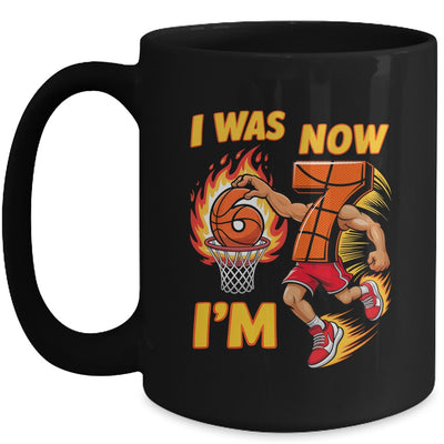 I Was 6 Now I'm 7 Basketball 6 7 Meme Birthday Boy Funny Mug | siriusteestore