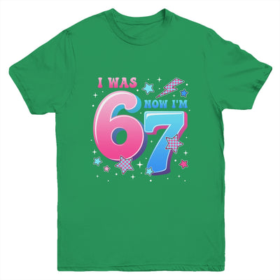 I Was 6 Now I’m 7 Six Seven Funny 7th Birthday Girls Kids Youth Shirt | siriusteestore
