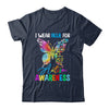 I Wear Blue For Autism Awareness Month Butterfly Women Kids Shirt & Tank Top | siriusteestore