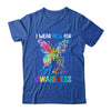 I Wear Blue For Autism Awareness Month Butterfly Women Kids Shirt & Tank Top | siriusteestore