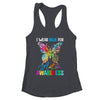 I Wear Blue For Autism Awareness Month Butterfly Women Kids Shirt & Tank Top | siriusteestore