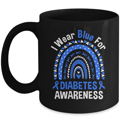 I Wear Blue For Diabetes Awareness Type One Diabetes Mug | siriusteestore